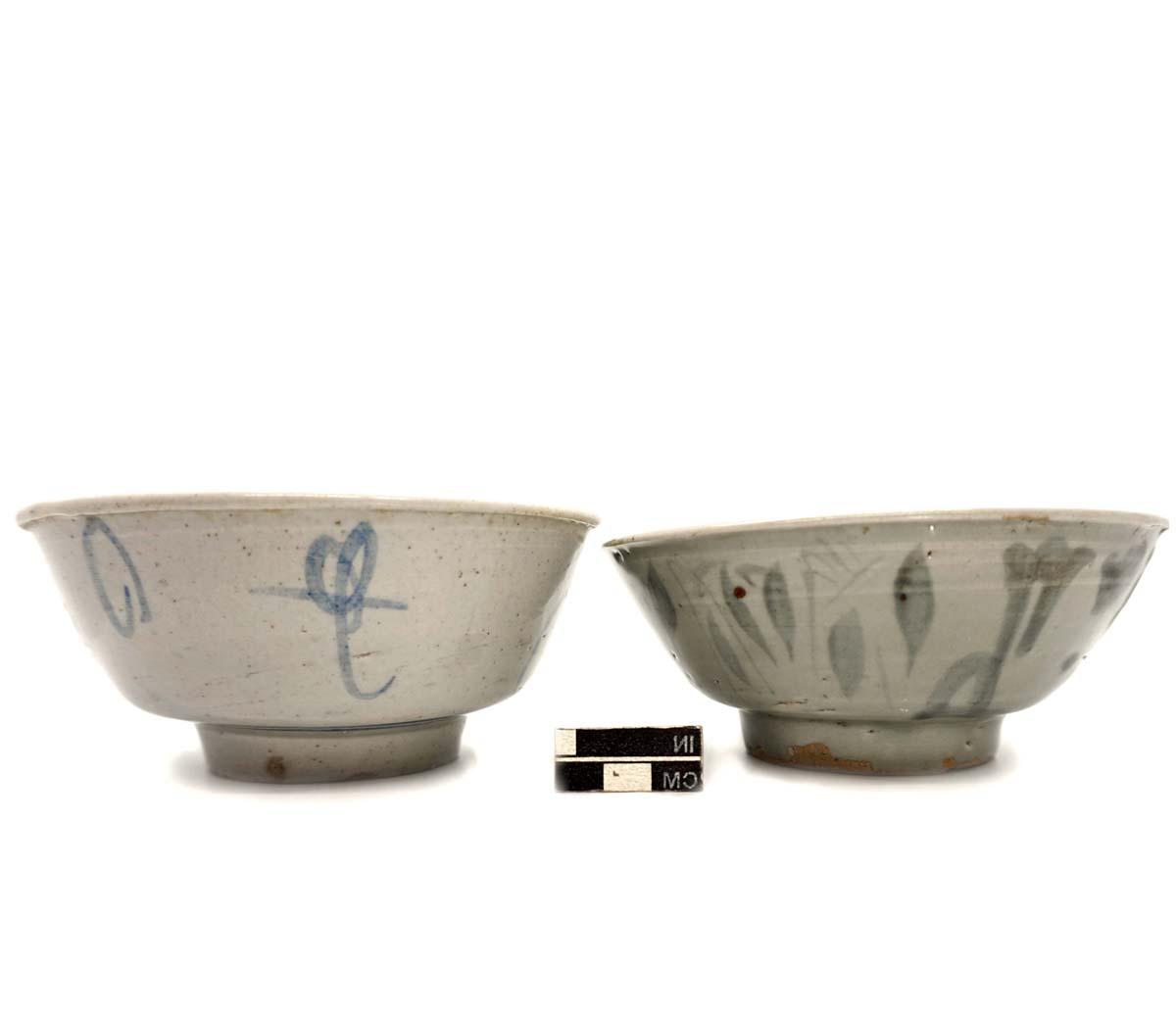 饭碗，“竹”纹，瓷石器.